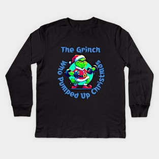 Christmas Grinch Grinch Christmas Grinch Schedule Kids Long Sleeve T-Shirt